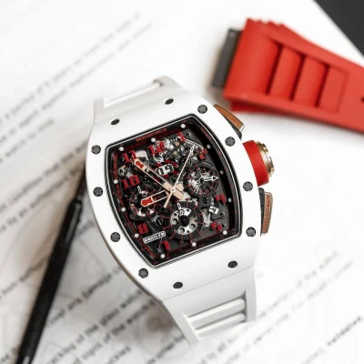 Richard Mille Automatic Flyback Chronograph White Demon RM 011 Richard Mille Automatic Flyback Chronograph White Demon RM 011