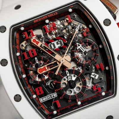 Richard Mille Automatic Flyback Chronograph White Demon RM 011 Richard Mille Automatic Flyback Chronograph White Demon RM 011
