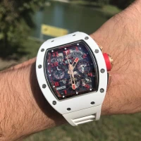 Richard Mille Automatic Flyback Chronograph White Demon RM 011 Richard Mille Automatic Flyback Chronograph White Demon RM 011
