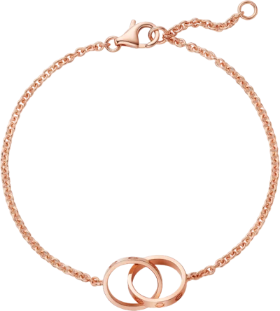 Cartier LOVEbracelet, on chain