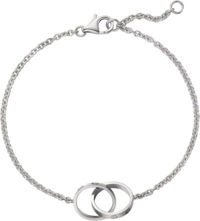 Cartier LOVEbracelet, on chain