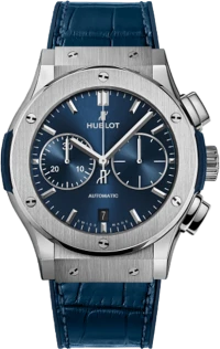 Hublot CLASSIC FUSION CHRONOGRAPH TITANIUM BLUE Hublot CLASSIC FUSION CHRONOGRAPH TITANIUM BLUE