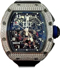 Richard Mille RM 011 WG Medium set Diamonds Richard Mille RM 011 WG Medium set Diamonds