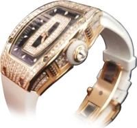 Richard Mille RM 07 Diamonds Gold Black Dial Richard Mille RM 07 Diamonds Gold Black Dial