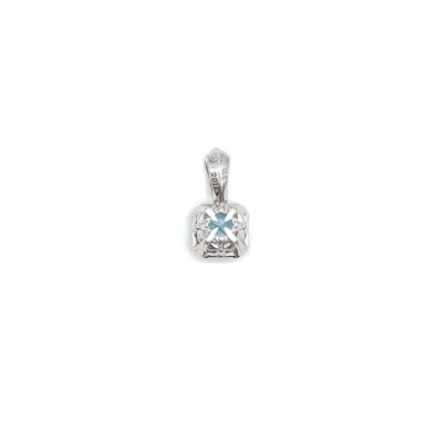 Chrome Hearts 18K White Gold Aquamarine Charm Pendant Chrome Hearts 18K White Gold Aquamarine Charm Pendant