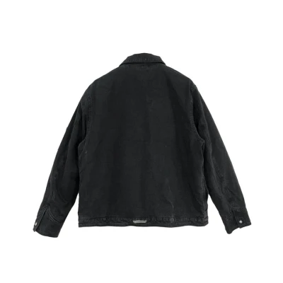 Chrome Hearts Black Wash Denim Dagger Zip Jacket