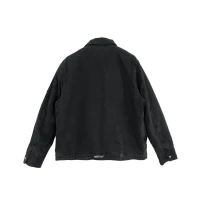 Chrome Hearts Black Wash Denim Dagger Zip Jacket