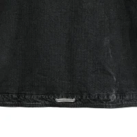 Chrome Hearts Black Wash Denim Dagger Zip Jacket
