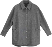 Chrome Hearts Gray Wool Shirt Jacket Chrome Hearts Gray Wool Shirt Jacket
