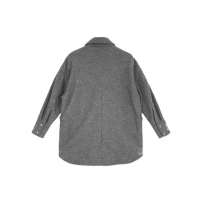 Chrome Hearts Gray Wool Shirt Jacket Chrome Hearts Gray Wool Shirt Jacket