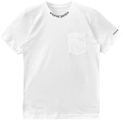 Chrome Hearts LOVE YOU White Short Sleeve T-Shirt Tee