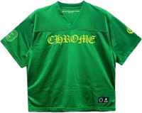 Chrome Hearts Mesh Ice Hockey Green Short Sleeve Tee Chrome Hearts Mesh Ice Hockey Green Short Sleeve Tee