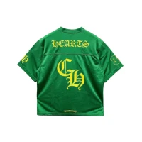 Chrome Hearts Mesh Ice Hockey Green Short Sleeve Tee Chrome Hearts Mesh Ice Hockey Green Short Sleeve Tee