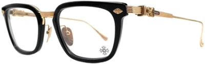 Chrome Hearts OVERPOKED Diamond Black Glasses Frame