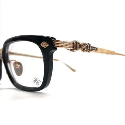 Chrome Hearts OVERPOKED Diamond Black Glasses Frame Chrome Hearts OVERPOKED Diamond Black Glasses Frame