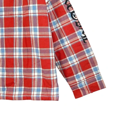 Chrome Hearts Printed-Sleeve Lined Plaid Jacket Chrome Hearts Printed-Sleeve Lined Plaid Jacket