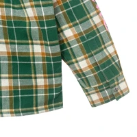 Chrome Hearts Quilted Padded Flannel Plaid Print Jacket