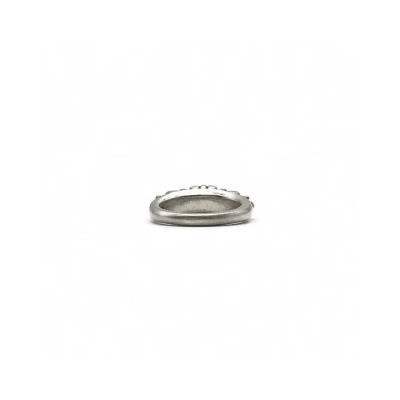 Chrome Hearts Silver Baby Classic Floral Cross Ring
