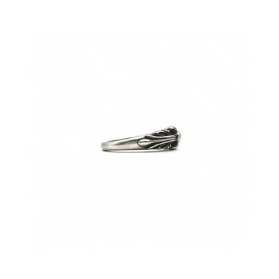 Chrome Hearts Silver Baby Classic Floral Cross Ring