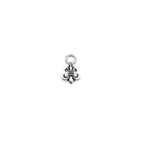 Chrome Hearts Sliver Fleur Charm Pendant