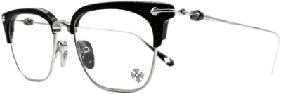 Chrome Hearts SLUNTRADICTION BK/SS Glasses Frame
