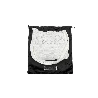 Chrome Hearts St Barth Cashmere Woven Satchel Chrome Hearts St Barth Cashmere Woven Satchel