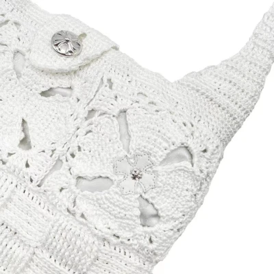 Chrome Hearts St Barth Cashmere Woven Satchel Chrome Hearts St Barth Cashmere Woven Satchel