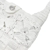 Chrome Hearts St Barth Cashmere Woven Satchel Chrome Hearts St Barth Cashmere Woven Satchel