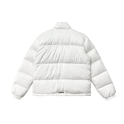 Chrome Hearts White Tonal Monogram Puffer Down Jacket Chrome Hearts White Tonal Monogram Puffer Down Jacket