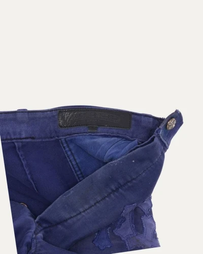 Chrome Hearts Cross Patch Bleu de Travail French Work Pants
