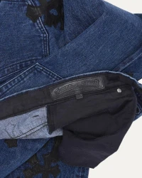 Chrome Hearts Cross Patch Turbo Diesel Fleur Knee Jeans