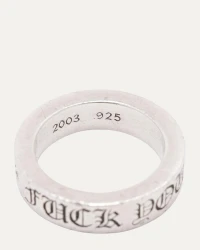 Chrome Hearts "Fuck You" Spacer Ring