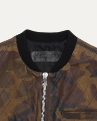 Chrome Hearts Leather Quilted Vest