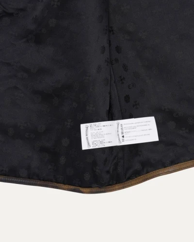Chrome Hearts Leather Quilted Vest