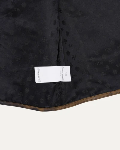 Chrome Hearts Leather Quilted Vest