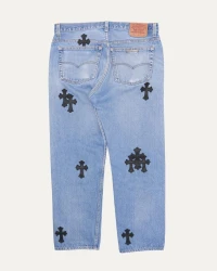 Chrome Hearts Levi's Cross Patch Jeans