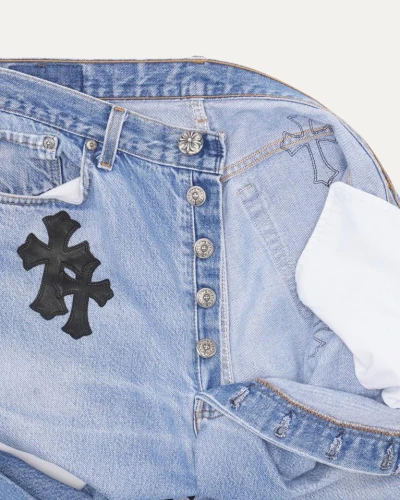 Chrome Hearts Levi's Cross Patch Jeans