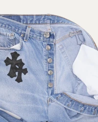Chrome Hearts Levi's Cross Patch Jeans