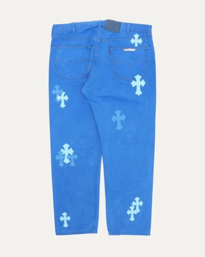 Chrome Hearts Levi's Cross Patch Jeans