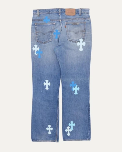Chrome Hearts Levi's Cross Patch Jeans