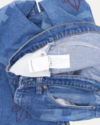 Chrome Hearts Levi's Cross Patch Stencil Jeans