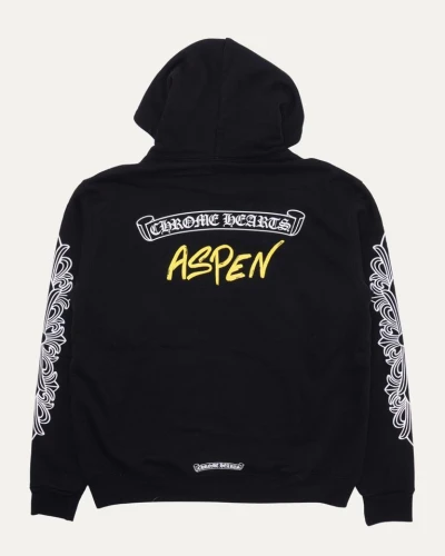 Chrome Hearts Matty Boy Aspen Thermal Lined Zip Up Hoodie