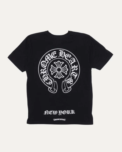 Chrome Hearts New York Horseshoe Logo Pocket T-Shirt