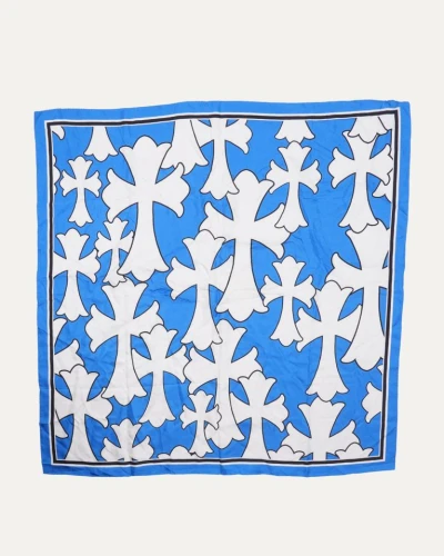 Chrome Hearts Silk Cross Scarf