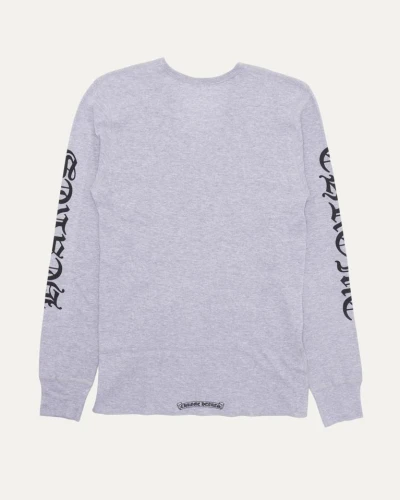 Chrome Hearts Spellout Thermal Long Sleeve T-Shirt