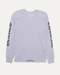 Chrome Hearts Spellout Thermal Long Sleeve T-Shirt