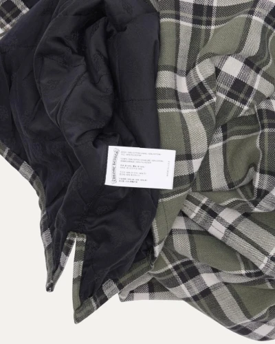 Chrome Hearts Workn Padded Flannel Shirt Jacket