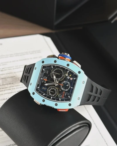 Richard Mille RM 65-01 Automatic Split-Seconds Chronograph Pastek Blue Quartz TPT® Richard Mille RM 65-01 Automatic Split-Seconds Chronograph Pastek Blue Quartz TPT®