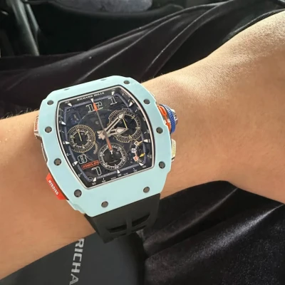 Richard Mille RM 65-01 Automatic Split-Seconds Chronograph Pastek Blue Quartz TPT® Richard Mille RM 65-01 Automatic Split-Seconds Chronograph Pastek Blue Quartz TPT®