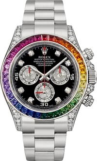 Rolex Daytona Rainbow Custom White Gold Rolex Daytona Rainbow Custom White Gold